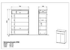 Schuhschrank FREMONT 13 Schuhschrank FREMONT -Segmueller Verkäufe 0484484 007 1280x1280