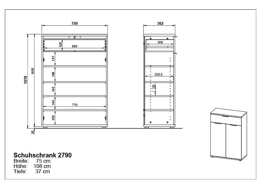 Schuhschrank FREMONT 7 Schuhschrank FREMONT – Bild 7
