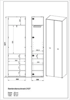 Garderobenschrank LUCENA -Segmueller Verkäufe 0487282 006 1280x1280