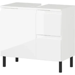 GERMANIA Badmöbel-Set »Scantic«, (5 St.), Bestehend Aus Kommode, Schrank, Hochschrank, Waschbeckenunterschrank -Segmueller Verkäufe 162f43091a3bc9dda671fa46bdfed9b1