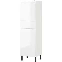 GERMANIA Badmöbel-Set »Scantic«, (5 St.), Bestehend Aus Kommode, Schrank, Hochschrank, Waschbeckenunterschrank -Segmueller Verkäufe 4f1a68dcffee29f05b3fa534d897be54