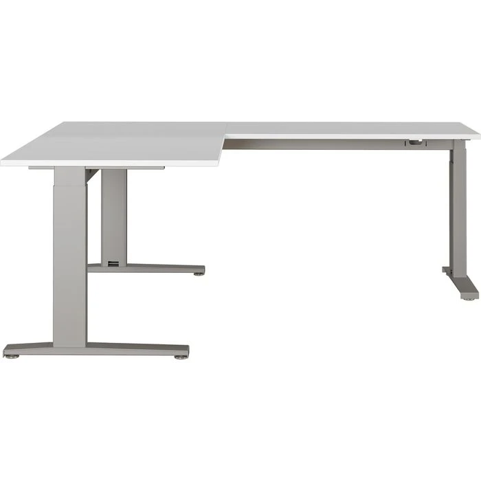 Germania Schreibtisch Agenda, 8513-582, Lichtgrau, 160 X 67-87 X 193cm, L-Form 3 Germania Schreibtisch Agenda, 8513-582, Lichtgrau, 160 X 67-87 X 193cm, L-Form – Bild 3