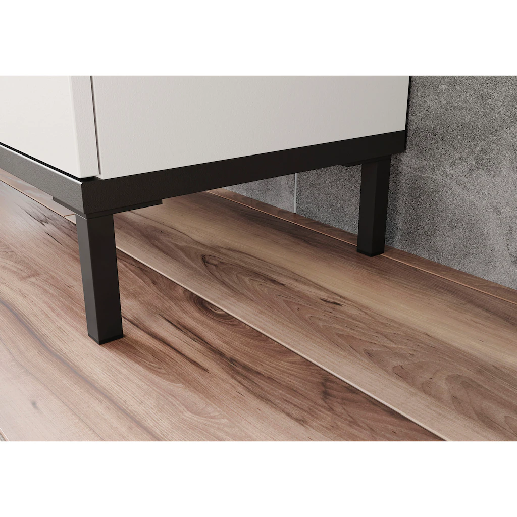 GERMANIA Waschbeckenunterschrank »Yonkers«, Hochwertige ABS-Kanten, Steggriffe Und Hohe Füße Aus Metall 5 GERMANIA Waschbeckenunterschrank »Yonkers«, Hochwertige ABS-Kanten, Steggriffe Und Hohe Füße Aus Metall – Bild 5