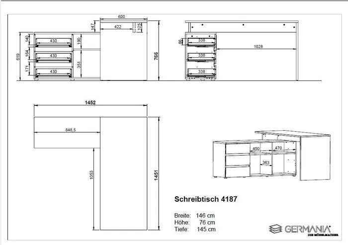 Eckschreibtisch Lissabon 7 Eckschreibtisch Lissabon – Bild 7