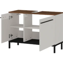 GERMANIA Waschbeckenunterschrank »Yonkers«, Hochwertige ABS-Kanten, Steggriffe Und Hohe Füße Aus Metall 9 GERMANIA Waschbeckenunterschrank »Yonkers«, Hochwertige ABS-Kanten, Steggriffe Und Hohe Füße Aus Metall -Segmueller Verkäufe a760e8801a303f58a3ce40a22142880a