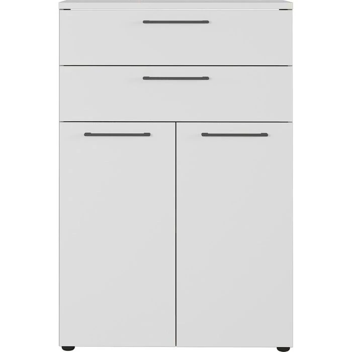 Germania Kommode Agenda, Lichtgrau, Mit Türen Und Schubladen, Maße: 80 X 120cm 4 Germania Kommode Agenda, Lichtgrau, Mit Türen Und Schubladen, Maße: 80 X 120cm – Bild 4