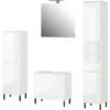 GERMANIA Badmöbel-Set »Scantic«, (Set, 4 St.), Aus Midischrank, Spiegel, Waschbeckenunterschrank, Hochschrank -Segmueller Verkäufe c2500a34480566afb8db1abae670dd53