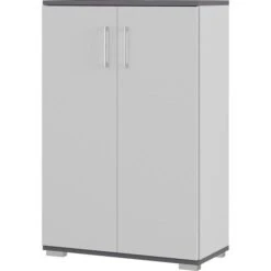 Germania Aktenschrank Profi 2.0, 4247-588 Aus Holz, 80 X 123 X 40cm, Lichtgrau