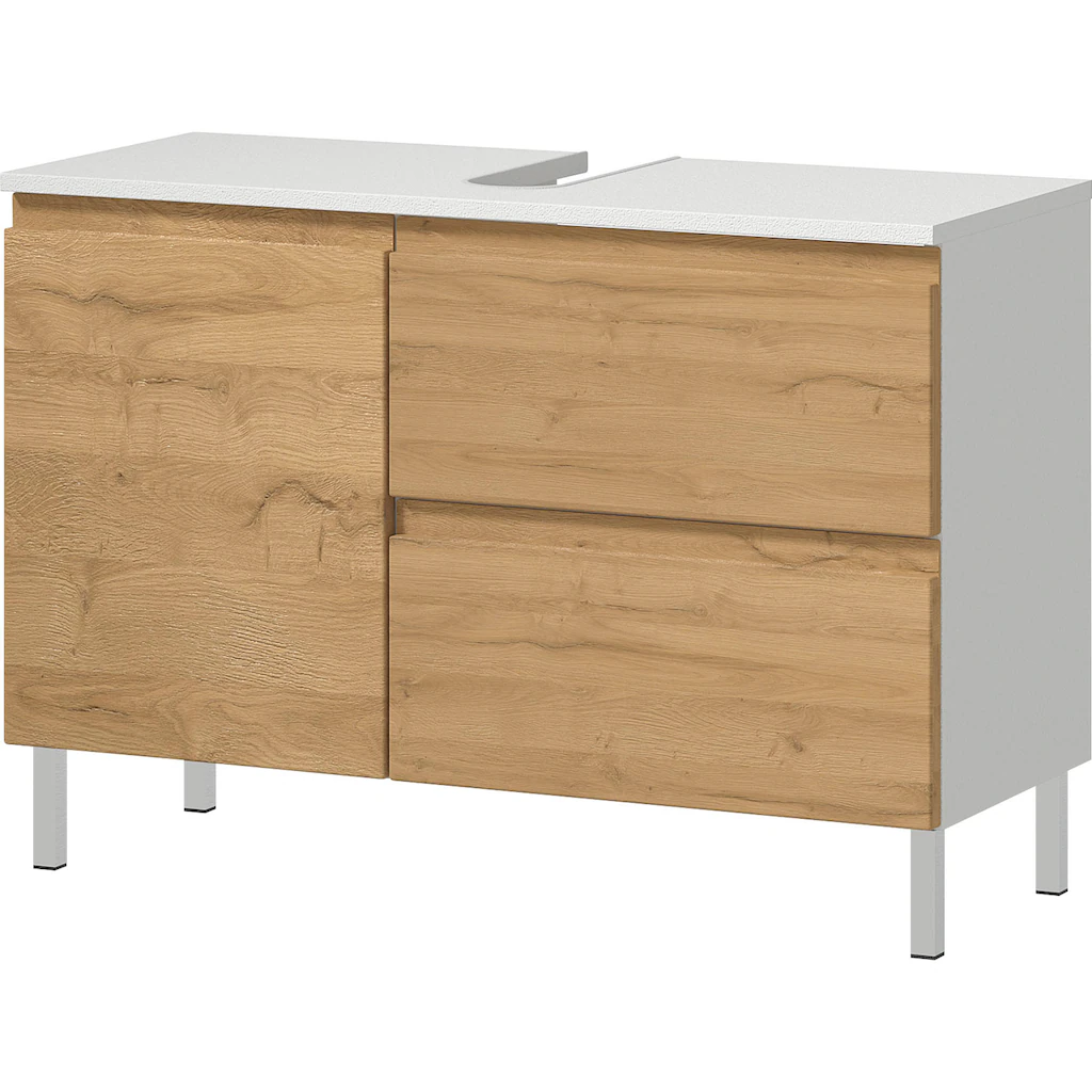 GERMANIA Badmöbel-Set »Torrance«, (3 St.), Bestehend Aus Unterschrank, Spiegel Mit Beleuchtung Und Schrank 3 GERMANIA Badmöbel-Set »Torrance«, (3 St.), Bestehend Aus Unterschrank, Spiegel Mit Beleuchtung Und Schrank – Bild 3