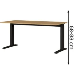 Germania Schreibtisch Agenda, 4240-582, Höhenverstellbar, 160 X 68-88 X 80 Cm, Eiche