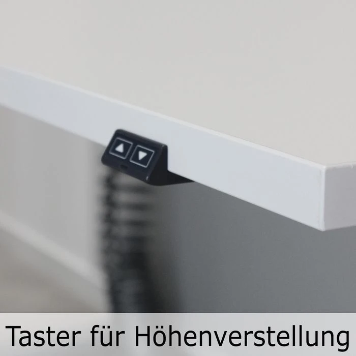 Germania Schreibtisch Agenda, 4244-581, Lichtgrau, Elektrisch Höhenverstellbar, 180 X 73-120 X 80cm 5 Germania Schreibtisch Agenda, 4244-581, Lichtgrau, Elektrisch Höhenverstellbar, 180 X 73-120 X 80cm – Bild 5